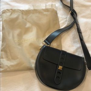 Italian brand leather purse - Coccinelle - Black